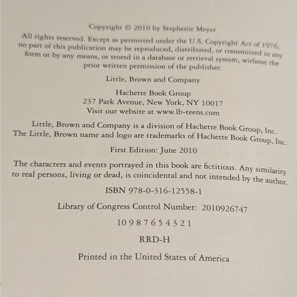 Twilight Saga, The Short Second Life of Bree Tanner (Hardcover, First Edition) - Picture 3 of 9